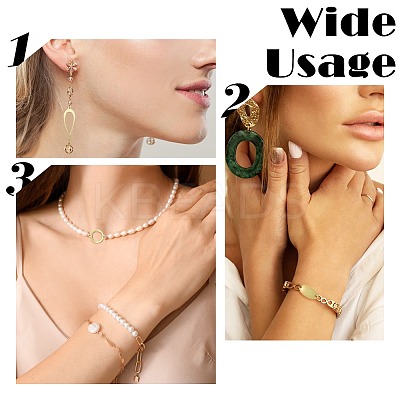 30Pcs 10 Styles Stainless Steel & Brass & Alloy Connector Charms FIND-FS0004-94-1