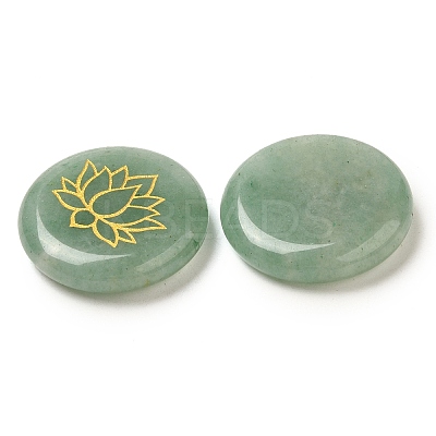 Natural Green Aventurine Cabochons G-C158-04K-1