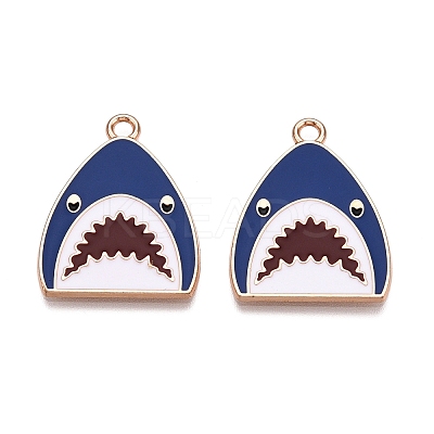Alloy Enamel Pendants ENAM-T020-60B-1