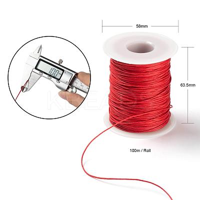 2 Roll Red & Green Waxed Cotton Thread Cords YC-LS0001-01-1