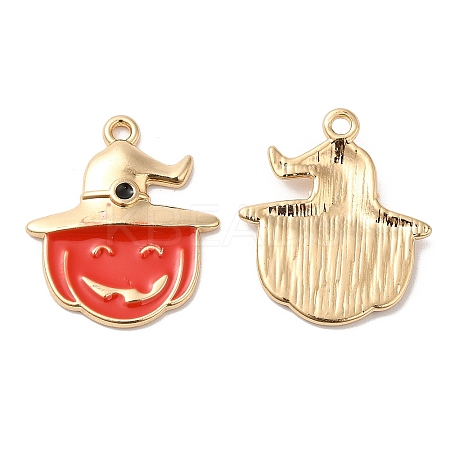 Halloween Alloy Enamel Pendants LS-ENAM-K069-07C-G-1