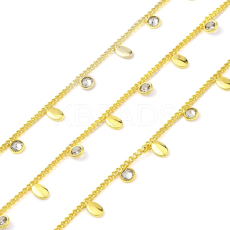 Handmade Brass Curb Chains CHC-L050-03G-02-1