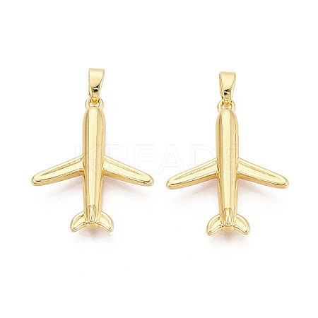Brass Pendants KK-N259-05G-1