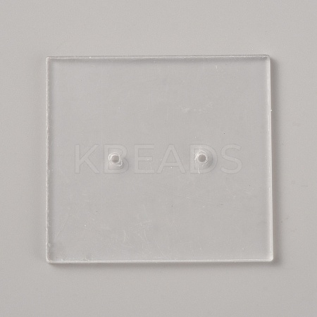 Acrylic Single Earring Display Card EDIS-WH0031-26B-01-1