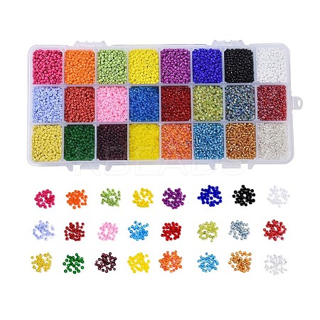 12/0 Round Glass Seed Beads SEED-JP0007-23-1