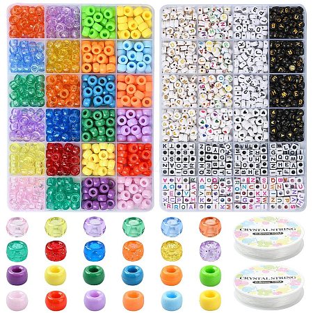 DIY Acrylic Beads Bracelets Jewelry Making Kits DIY-YW0010-64-1
