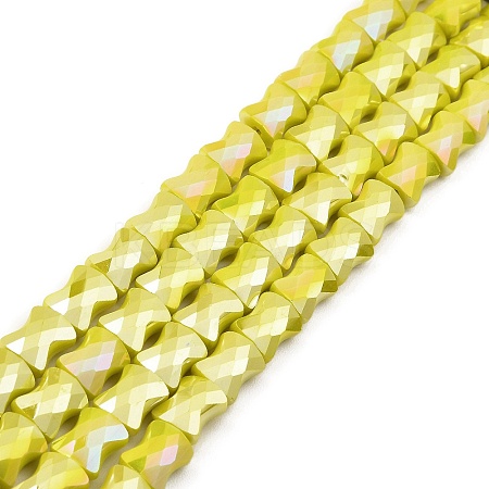 AB Color Plate Glass Beads Strands EGLA-P051-06A-B01-1