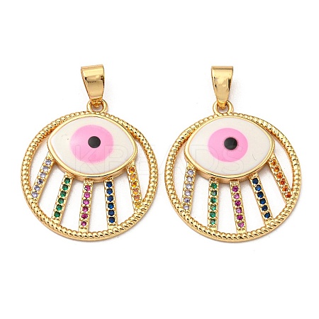 Real 18K Gold Plated Brass Pendants KK-L209-010G-03-1