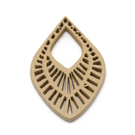 Splint Leaf Pendants WOOD-WH0115-69D-1