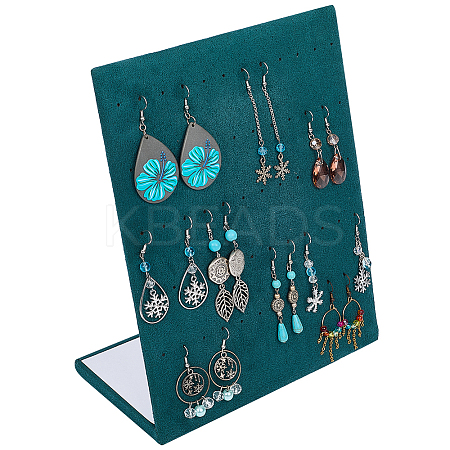 Velvet Earring Organizer Display Stands for Jewelry Display Rack BDIS-WH20002-01B-03-1