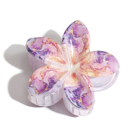 Flower Plastic Claw Hair Clips PW-WG4EC66-05-1