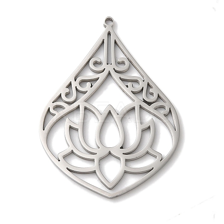 Non-Tarnish 304 Stainless Steel Pendants STAS-U010-17P-1