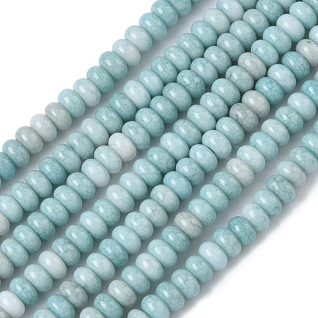 Ombre Effect Dyed Glass Beads Strands GLAA-C043-01B-1
