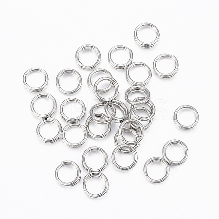 Non-Tarnish 304 Stainless Steel Split Rings LS-X-STAS-H413-04P-A-1