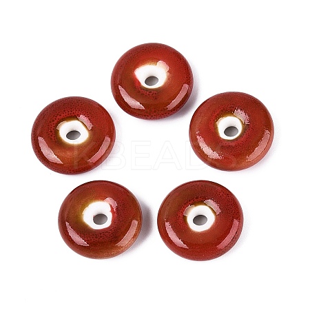 Vintage Handmade Porcelain Beads PORC-N013-20-13-1