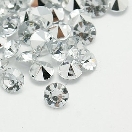 Imitation Taiwan Acrylic Rhinestone Cabochons GACR-A003-6mm-01-1