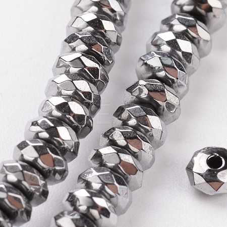 Non-magnetic Synthetic Hematite Beads Strands X-G-A140-10-1