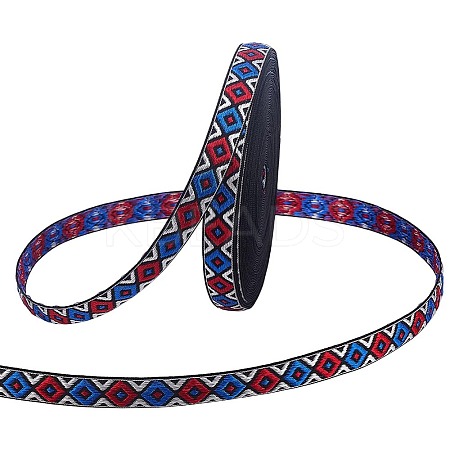 15Yards Ethnic Style Embroidery Polyester Ribbons OCOR-PH0006-86B-1