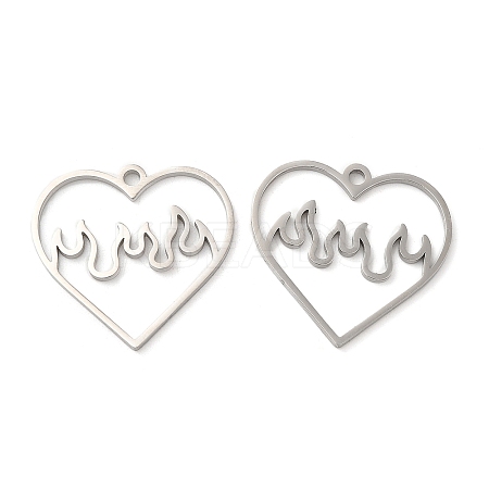 Non-Tarnish 304 Stainless Steel Pendants LS-STAS-L020-011P-1