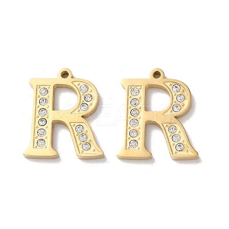 Real 14K Gold Plated 304 Stainless Steel Pendants STAS-L022-157G-R-1