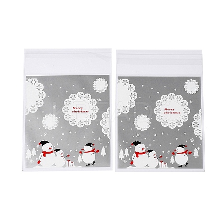 Christmas Theme Plastic Bakeware Bag OPP-Q004-04D-1