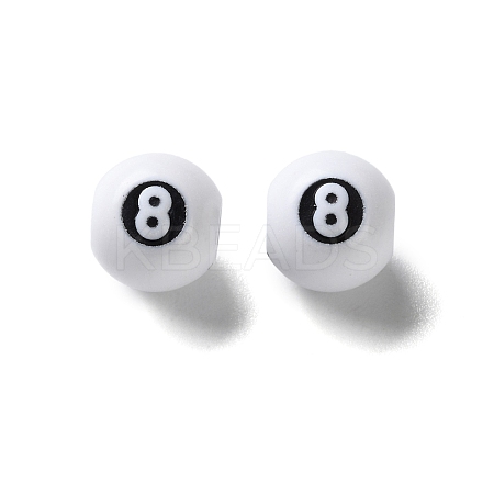 Acrylic Beads OACR-D301-02B-1