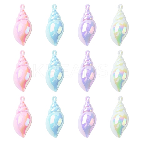 20Pcs 4 Colors Acrylic Pendants SACR-CJ0001-40-1