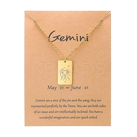 Twelve Constellations Pendants Necklaces PW-WG2D875-11-1