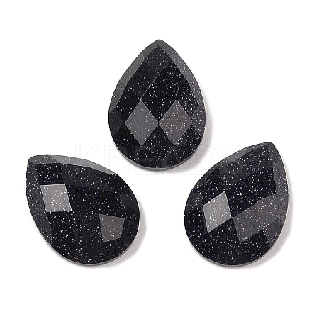 Synthetic Blue Goldstone Cabochons G-C146-04G-1