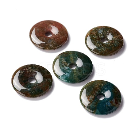 Natural Indian Agate Pendants G-K319-02A-03-1
