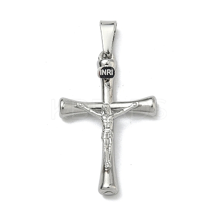 304 Stainless Steel Pendants X-STAS-F336-18P-02-1