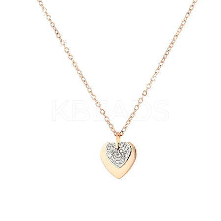 Heart Butterfly Clover Pendant Necklace UZ2087-1-1