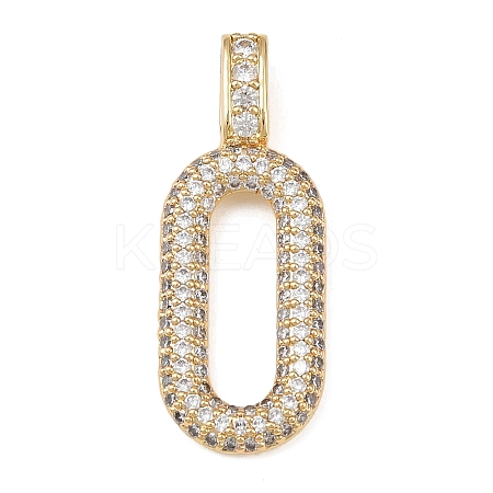 Brass Micro Pave Cubic Zirconia Pendants LS-KK-K413-07G-1
