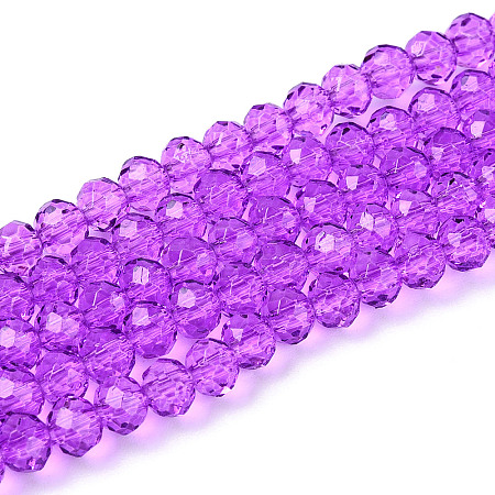 Baking Paint Glass Beads Strands EGLA-Q120-D-B02-1