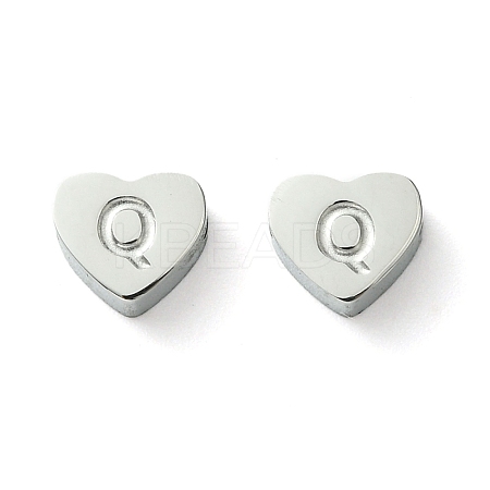 Tarnish Resistant 316L Surgical Stainless Steel Beads STAS-R230-01Q-P-1-1
