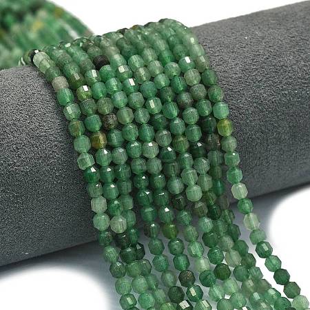 Natural Green Aventurine Beads Strands G-A260-A39-01-1