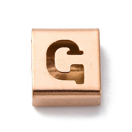 Ion Plating(IP) 304 Stainless Steel Square Slide Charms STAS-L132-20G-RG-1
