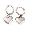 Non-Tarnish 304 Stainless Steel Hoop Earrings for Women LS-EJEW-Z057-14P-02-1