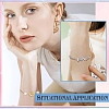 10Pcs 304 Stainless Steel Rolo Chain Bracelet Making AJEW-YW00004-01-6