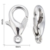 Zinc Alloy Lobster Claw Clasps E103-P-NF-3