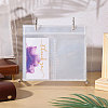 3 Inch 10 Pockets Acrylic Calendar Photos Album AJEW-WH0596-158-5