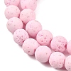 Dyed Synthetic Lava Rock Beads Strands GG-CBAAE19-06B-06-3