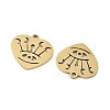 201 Stainless Steel Pendants STAS-P428-02A-G-2