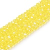 Electroplate Glass Beads Strands EGLA-A044-T2mm-L29-1