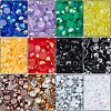 2 Boxes 2 Colors Pointed Back Resin Rhinestone Cabochons MRMJ-OC0003-04-4