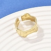 304 Stainless Steel Cuff Rings RJEW-D332-06G-1