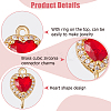 16Pcs 16 Colors Brass Pave Cubic Zirconia Connector Charms KK-HS0001-94-4