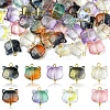 50Pcs Glass Pendants PALLOY-FS00030-2