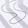 304 Stainless Steel Mesh Chain Necklaces for Women Men NJEW-P321-01P-3