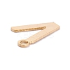 201 Stainless Steel Charms STAS-C021-06G-V-2